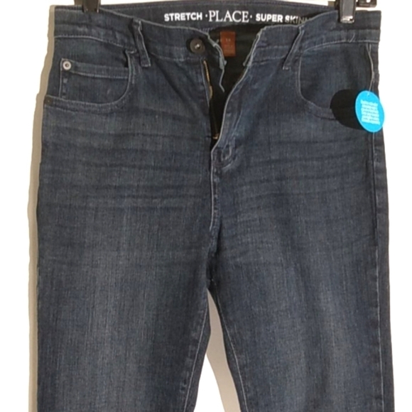 THE CHILDREN'S PLACE NWT SUPER SKINNY STRETCH JEANS SIZE 14 GIRLS - Picture 6 of 11